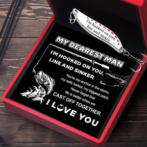 Personalized Fishing Lures - Fishing - My Dearest Man - You're My Anchor In The Storm - Gfaa26014