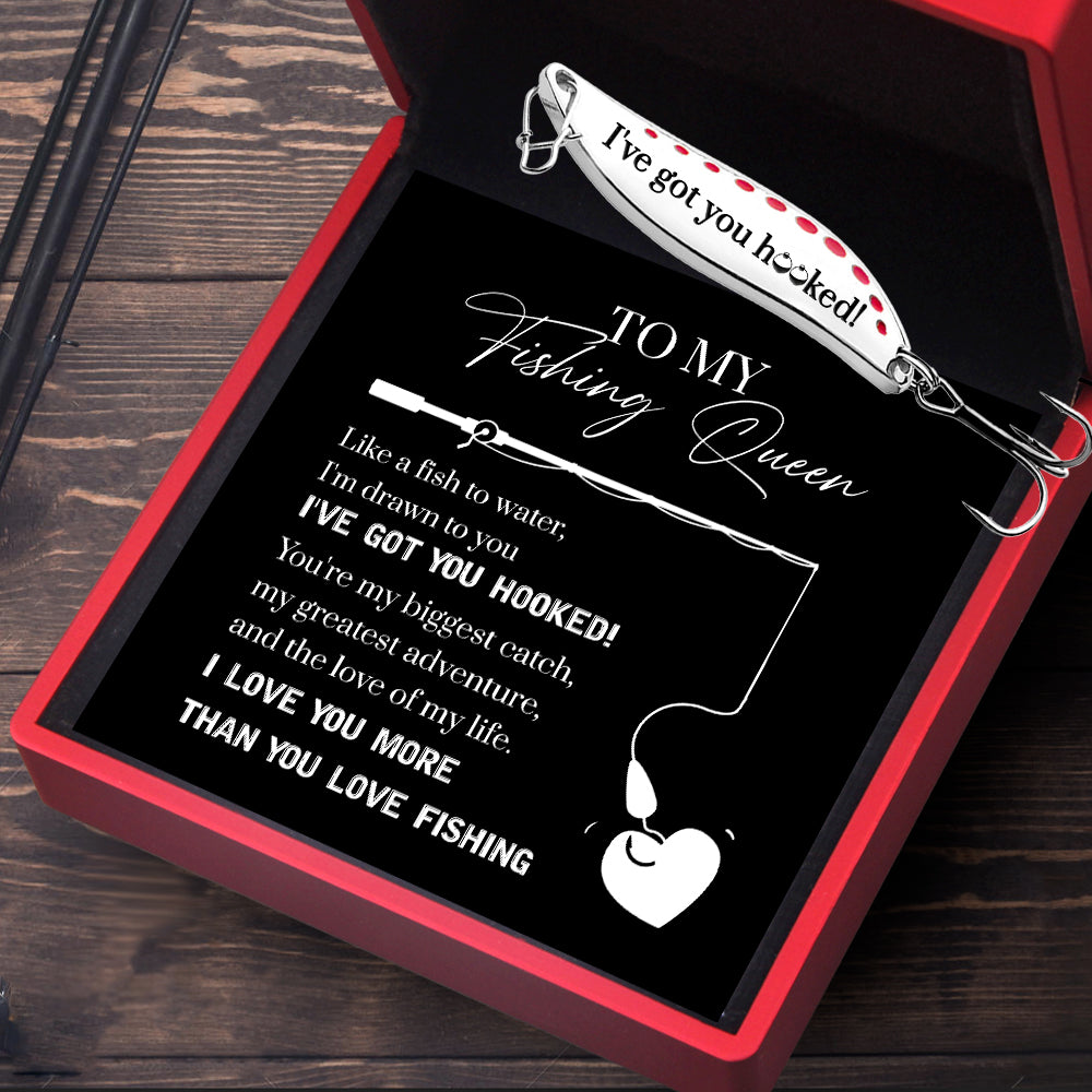 Personalized Fishing Lures - Fishing - To My Fishing Queen - I've Got You Hooked - Gfaa13012