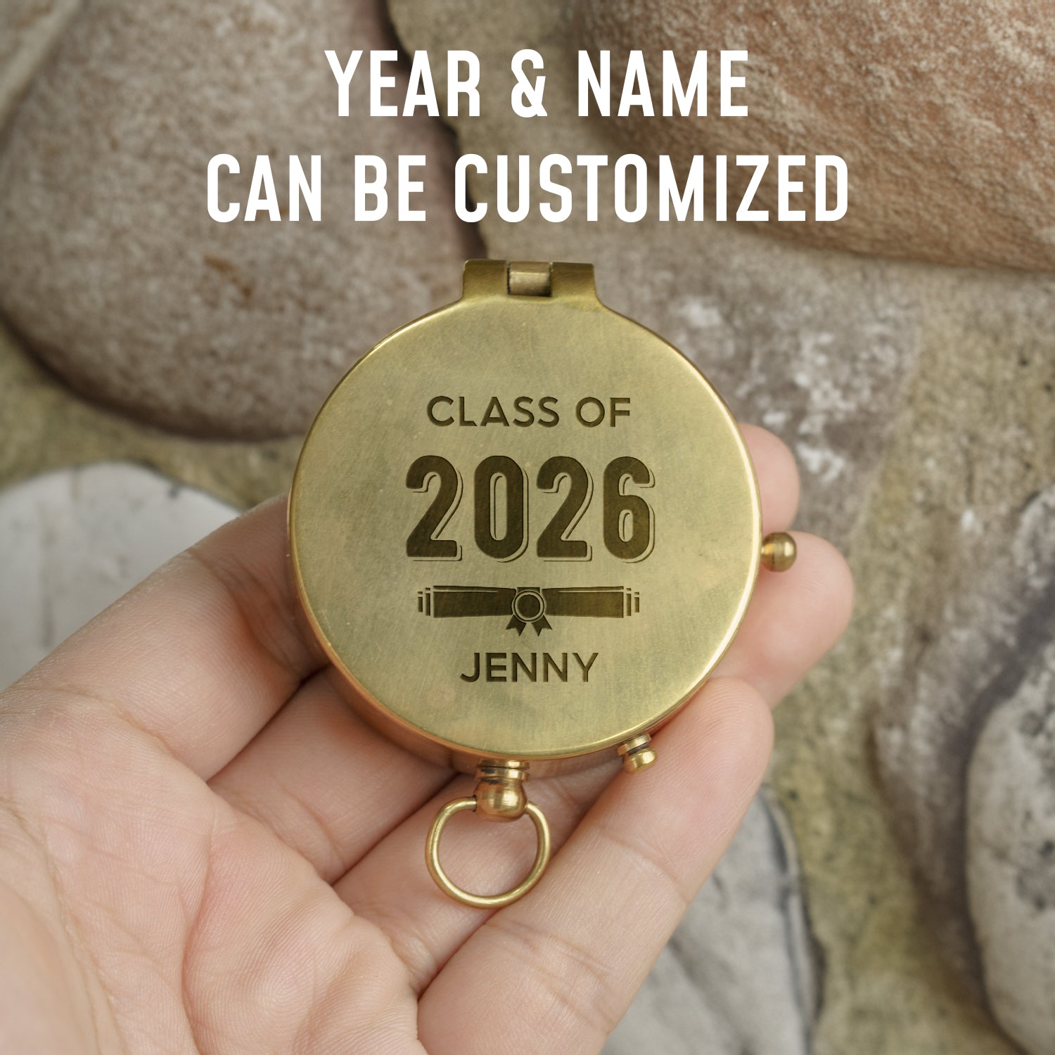 Personalized Engraved Compass - Family - To My Granddaughter - I Will Always Behind You To Have Your Back - Gpb23011