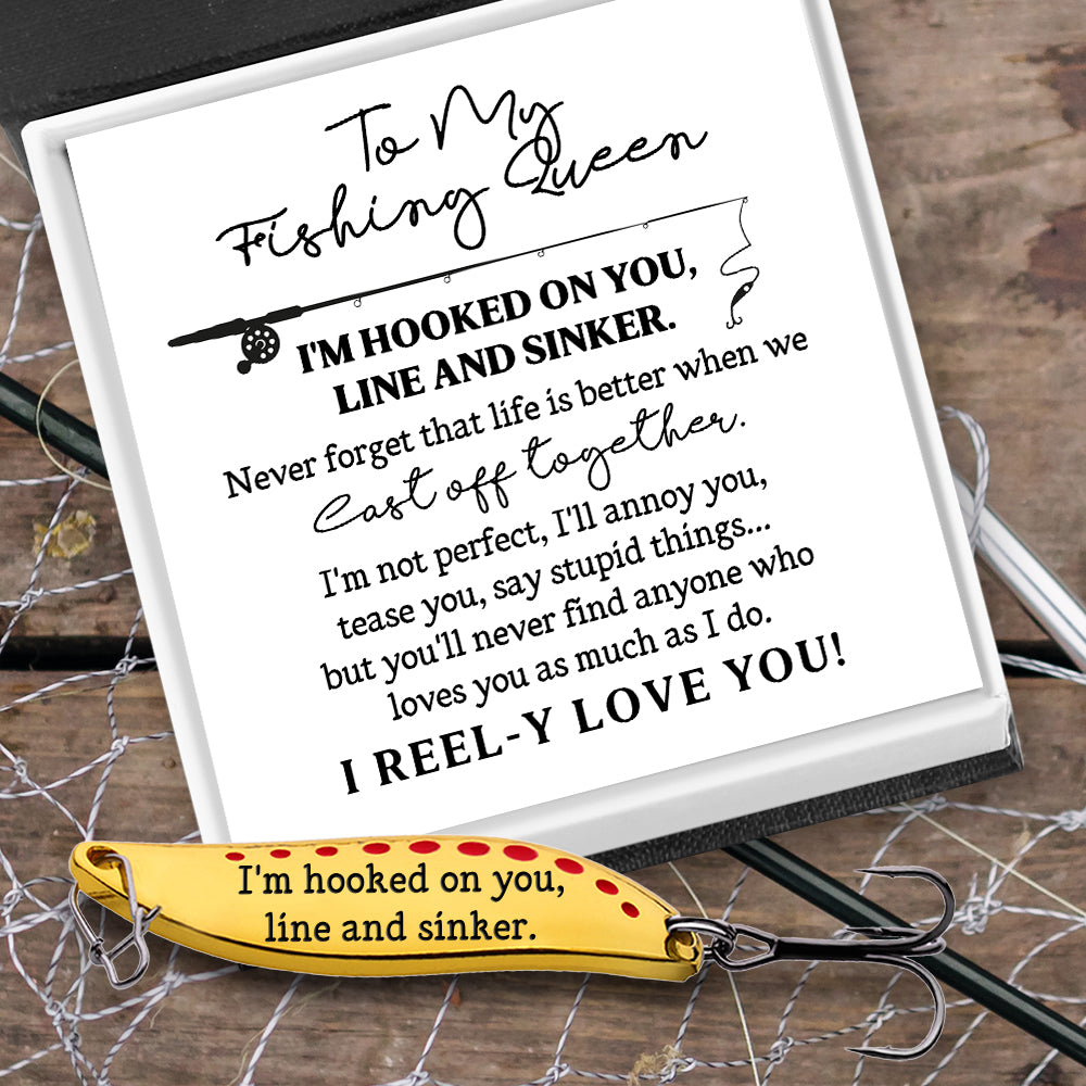 Personalized Fishing Lures - Fishing - To My Fishing Queen - I Reel-y Love You - Gfaa13013