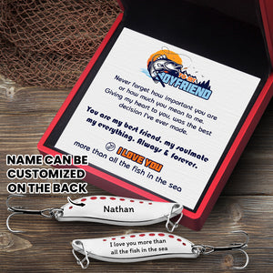 Personalized Fishing Lures - Fishing - To My Boyfriend - I Love You - Gfaa12001