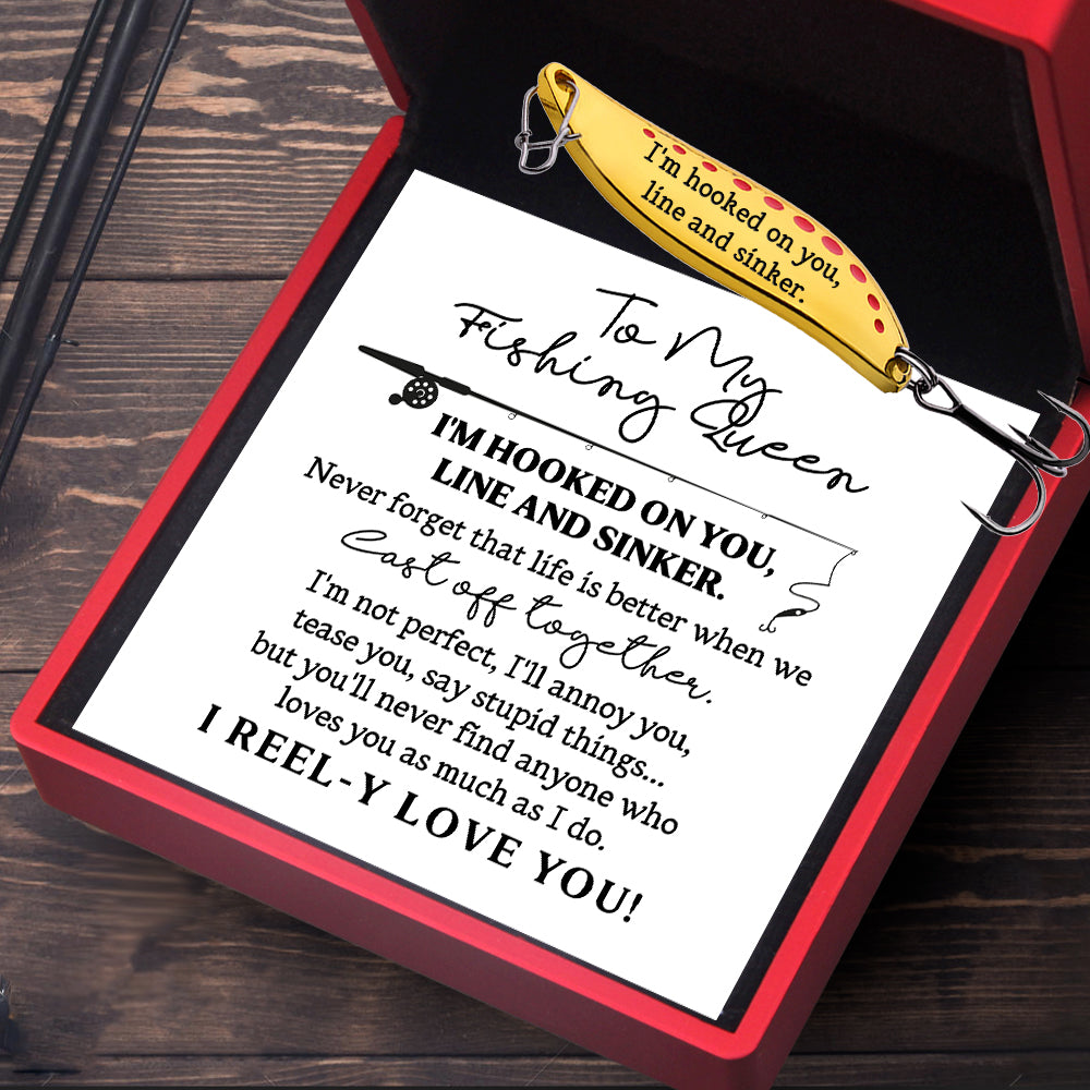 Personalized Fishing Lures - Fishing - To My Fishing Queen - I Reel-y Love You - Gfaa13013