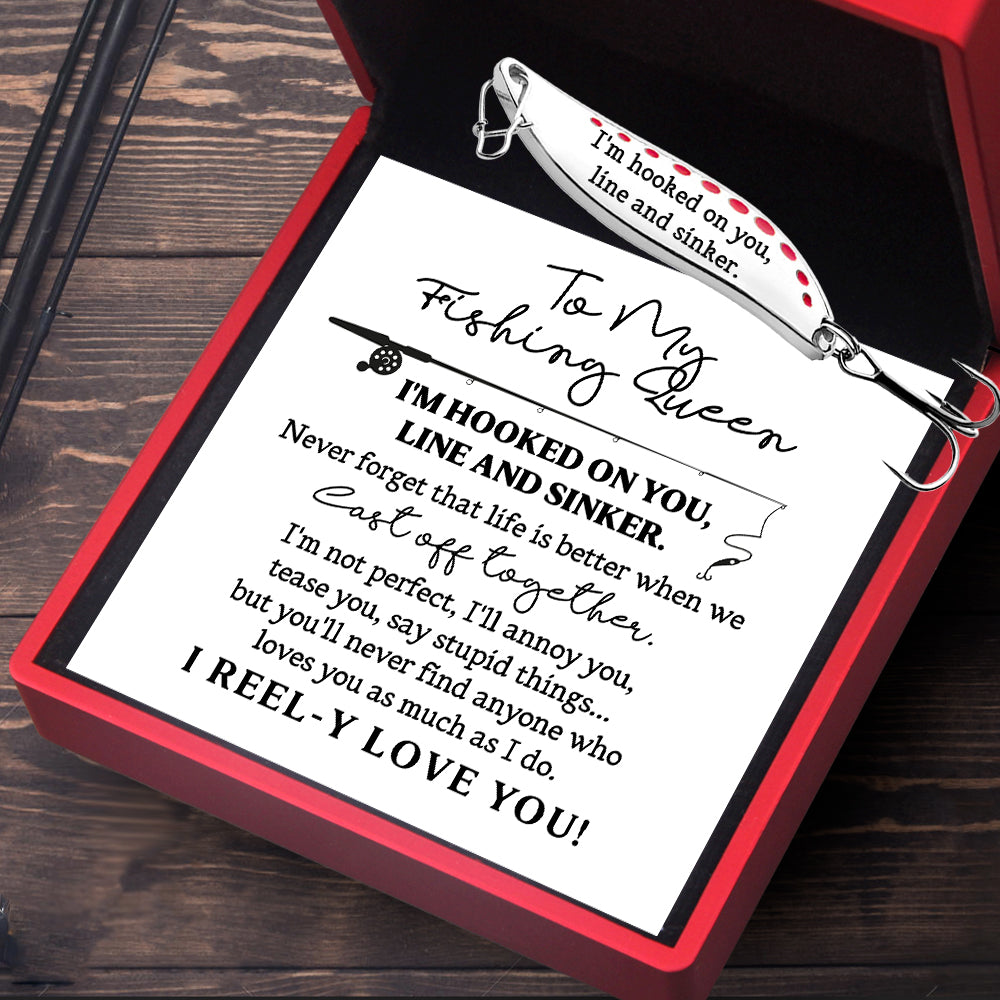 Personalized Fishing Lures - Fishing - To My Fishing Queen - I Reel-y Love You - Gfaa13013