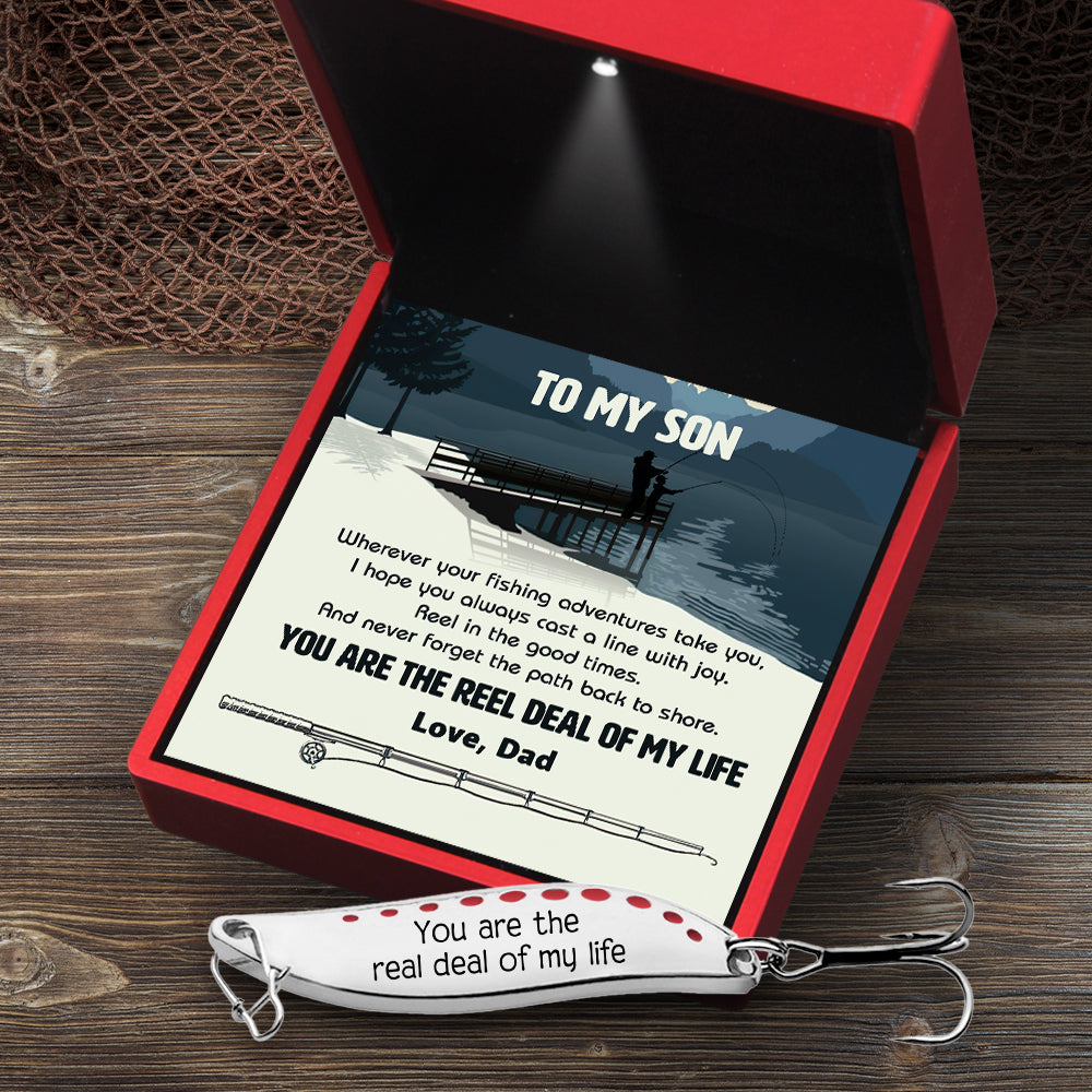 Personalized Spoon Fishing Lure - Fishing - To My Son - You Are The Reel Deal Of My Life - Gfaa16018