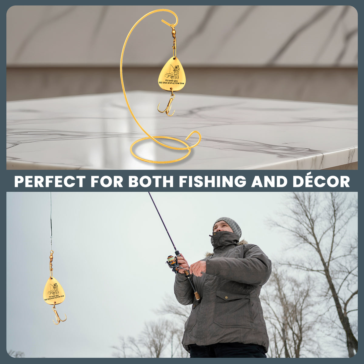 Personalized Engraved Fishing Hook - Fishing - To My Man - Forever Together - Gfa26009