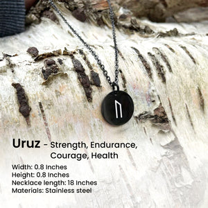 Strength Rune Necklace - Viking - To My Daughter - Believe In Yourself - Gawi17001