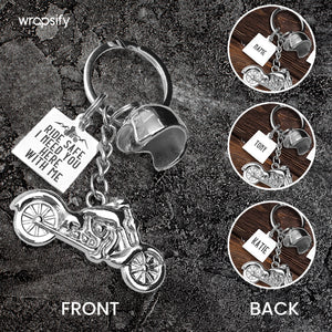 Journey With Me Always, My Beloved Husband - Custom Keychain Inspires Our Future - Gkt14010