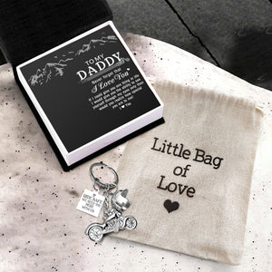 Personalized Classic Bike Keychain - To My Daddy - Ride Safe We Need You Here With Us - Gkt18004