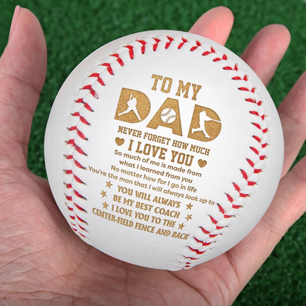 Wrapsify Personalized Baseball - Baseball - to My Dad - Thank You for Teaching Me to Catch and Throw - Gaa18020 Buy Baseball Only