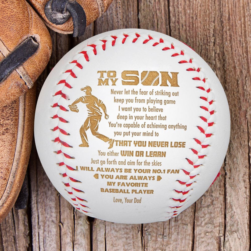 Baseball - Baseball - To My Son - From Dad - Just Go Forth And Aim For The Skies - Gaa16017