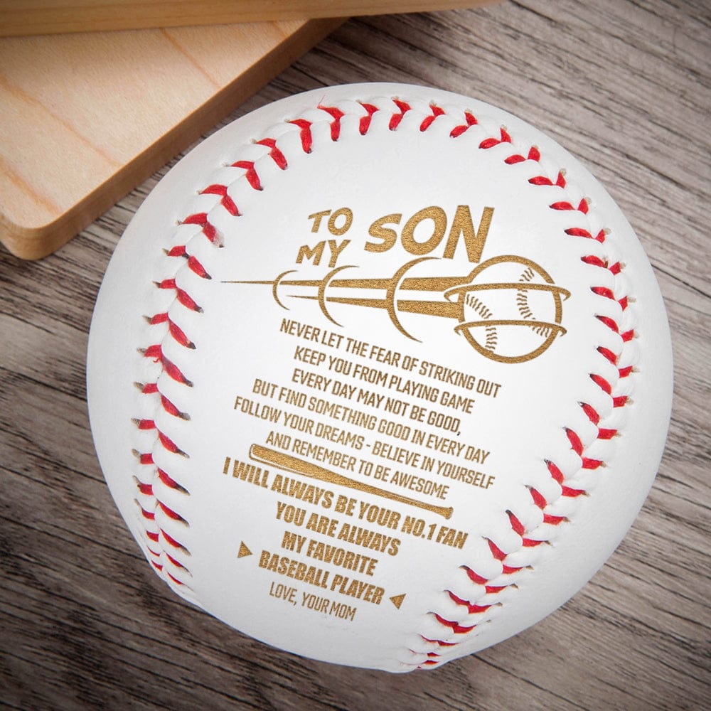 Baseball - Baseball - To My Son - From Mom - Follow Your Dreams - Believe In Yourself - Gaa16018