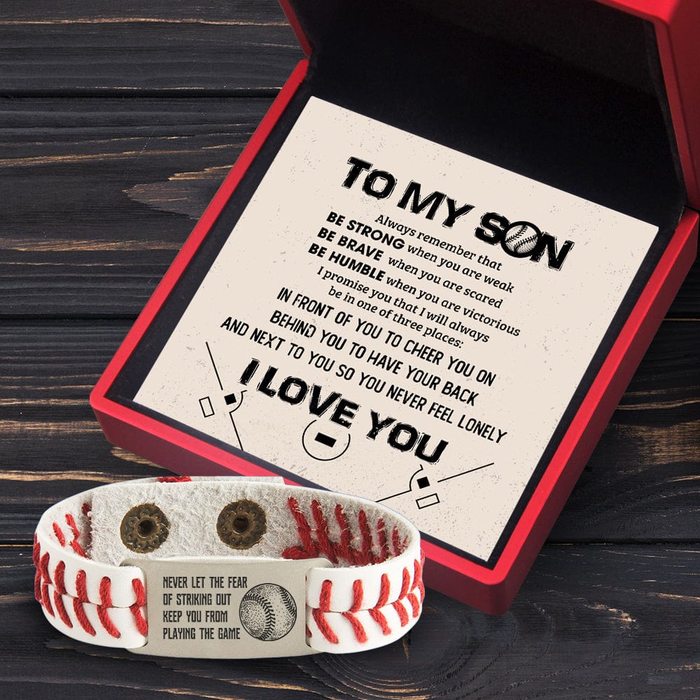 Baseball Bracelet - Baseball - To My Son - Be Humble When You Are Victorious - Gbzj16024