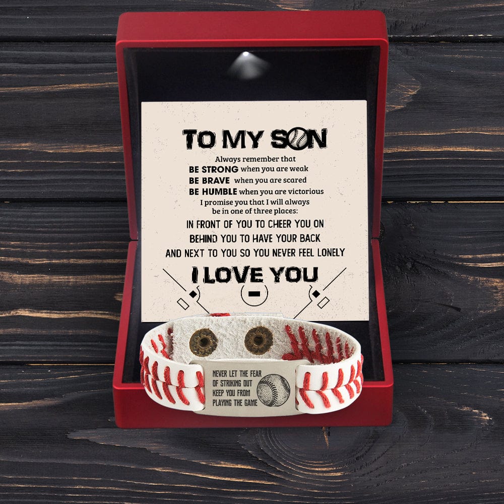 Baseball Bracelet - Baseball - To My Son - Be Humble When You Are Victorious - Gbzj16024