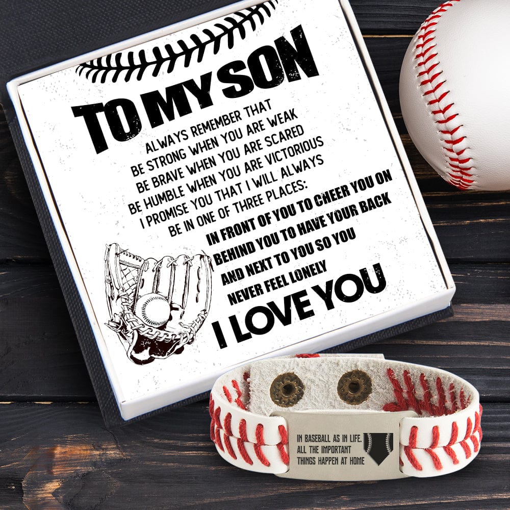 Baseball Bracelet - Baseball - To My Son - I Love You - Gbzj16026