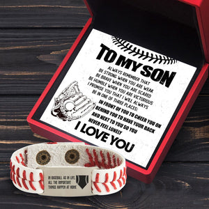 Baseball Bracelet - Baseball - To My Son - I Love You - Gbzj16026