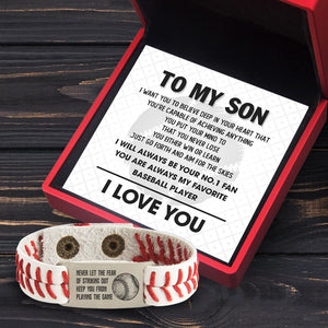 Baseball Bracelet - Baseball - To My Son - Just Go Forth And Aim For The Skies - Gbzj16027