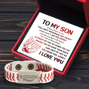 Baseball Bracelet - Baseball - To My Son - You Can't Withstand The Storm - Gbzj16028
