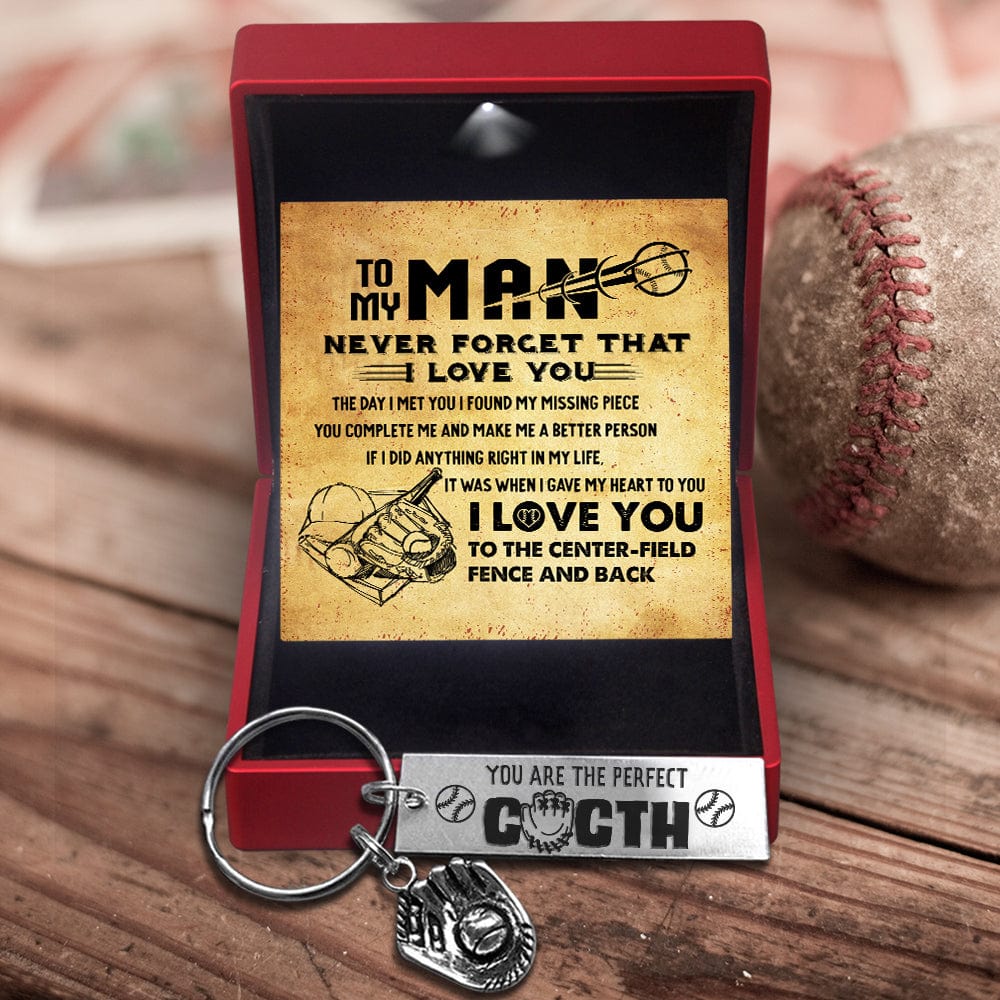 Baseball Glove Keychain - Baseball - To My Dad - I Gave My Heart To You - Gkax18027