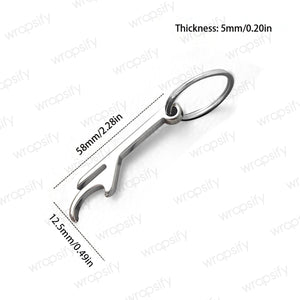 Bottler Opener - Every Guy's Essential - Take This Bottle Opener Anywhere You Go