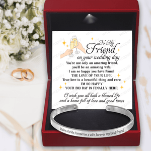 Bride Bracelet - Wedding - To Bride - I Am So Happy You Have Found The Love Of Your Life - Gbzf39004