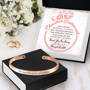 Bridesmaid Bracelet - Wedding - To Bridesmaid - A Beautiful Adventure - Gbzf36007