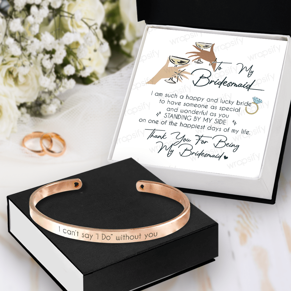 Thank you for being shop my bridesmaid bracelet