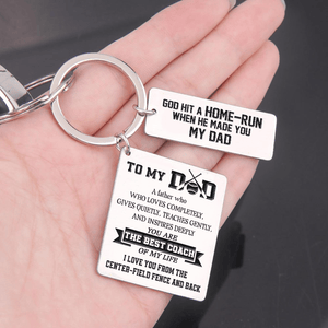 Calendar Keychain - Softball - To My Dad - Thank You For Teaching Me To Catch And Throw - Gkr18034