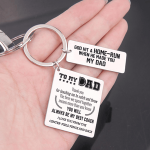 Calendar Keychain - Softball - To My Dad - You Are The Best Coach Of My Life - Gkr18033