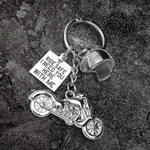 Classic Bike Keychain - Biker - To My Husband - Ride Safe - Gkt14018