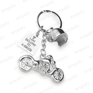 Copy of Classic Bike Keychain - To My Wife - All Of My Lasts To Be With You - Gkt15001