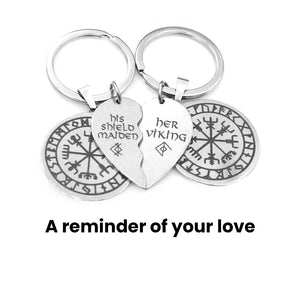 Copy of Couple Rune Ring Necklaces