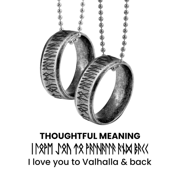 Couple Rune Ring Necklaces To Elevate Your Bond - Wrapsify
