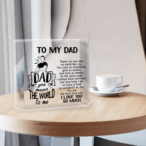 Crystal Plaque - Family - To My Dad - You Are The Best Dad Ever - Gznf18111