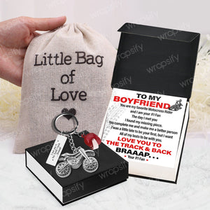 Dirt Bike Helmet Keychain - Biker - To My Boyfriend - You Are My Favorite Motocross Rider - Gkey12002