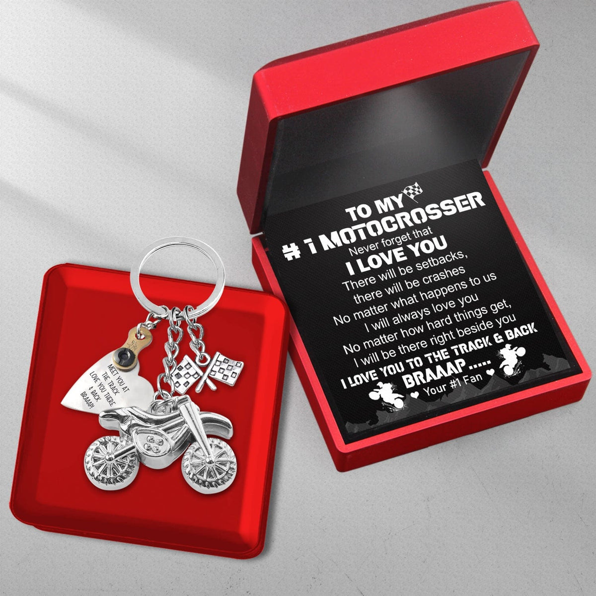 Dirt Bike Rider & Motocross Rider - Biker - To My #1 Motocrosser - Never Forget That I Love You - Gkex12001