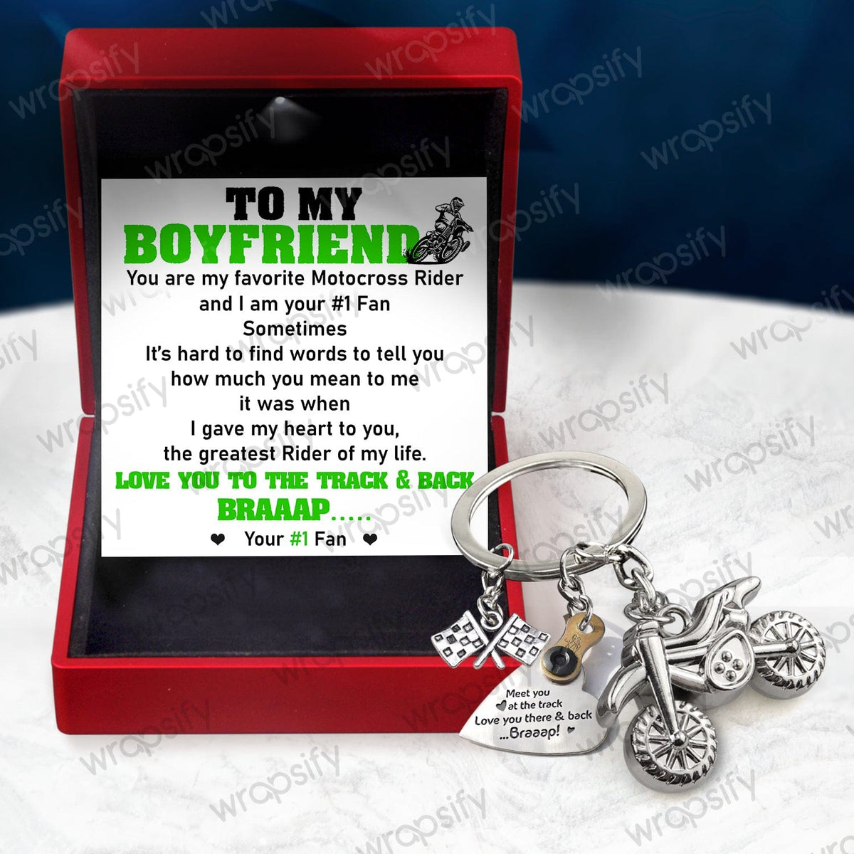 Dirt Bike Rider & Motocross Rider - Biker - To My Boyfriend - The Greatest Rider Of My Life - Gkex12008