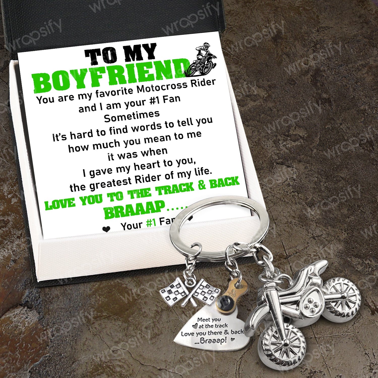 Dirt Bike Rider & Motocross Rider - Biker - To My Boyfriend - The Greatest Rider Of My Life - Gkex12008