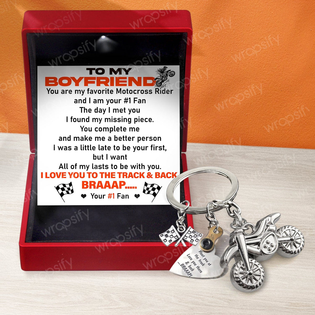 Dirt Bike Rider & Motocross Rider - Biker - To My Boyfriend - You Are My Favorite Motocross Rider - Gkex12004