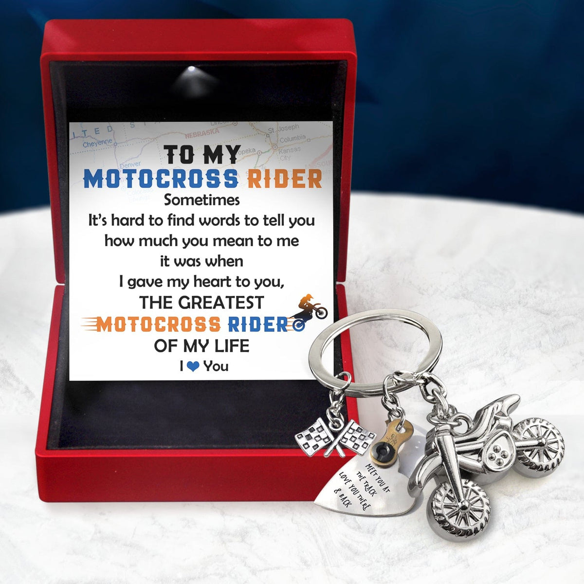 Dirt Bike Rider & Motocross Rider - Biker - To My Motocrosser - The Greatest Motocross Rider Of My Life - Gkex12002