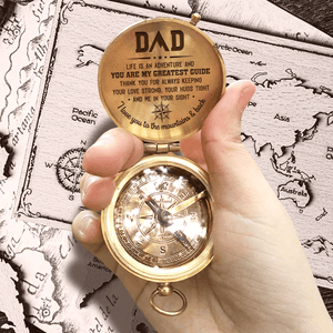 Engraved Compass - Hiking - To My Dad - You Are My Greatest Guide - Gpb18040