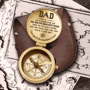 Engraved Compass - Hiking - To My Dad - You Are My Greatest Guide - Gpb18040