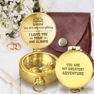 Engraved Compass - Wedding - To My Groom - I Love You Today And Always - Gpb40002