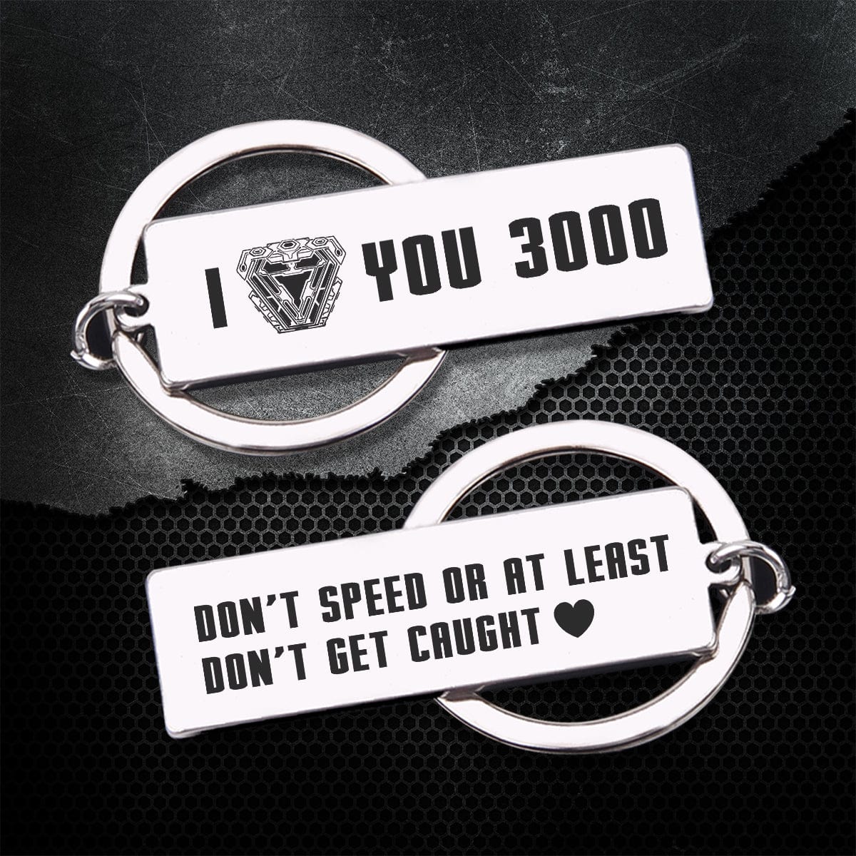 Engraved Keychain - I Love You 3000 - Gkc18035