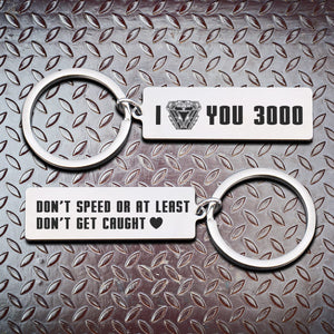 Engraved Keychain - I Love You 3000 - Gkc18035