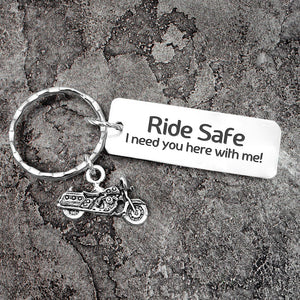 Engraved Motorcycle Keychain - Biker - To My Man - The Greatest Rider Of My Life - Gkbe26002