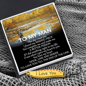 Fishing Spoon Lure - Fishing - To My Man - You Have My Heart - Gfaa26007