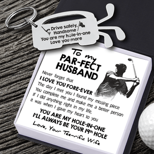 Golf Club Bag Keychain - Golf - To My Par-fect Husband - The Day I Met You I Found My Missing Piece - Gkew14002