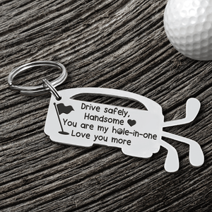 Golf Club Bag Keychain - Golf - To My Par-fect Husband - You Are My Hole-in-one - Gkew14005