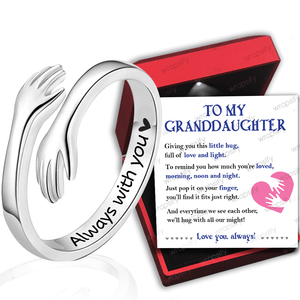 Hug Ring - Family - To My Granddaughter - Everytime We See Each Other, We’ll Hug With All Our Might - Gyk23013