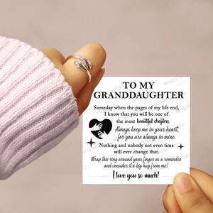 Hug Ring - Family - To My Granddaughter - The Littlest Hug You’ve Ever Had - Gyk23014